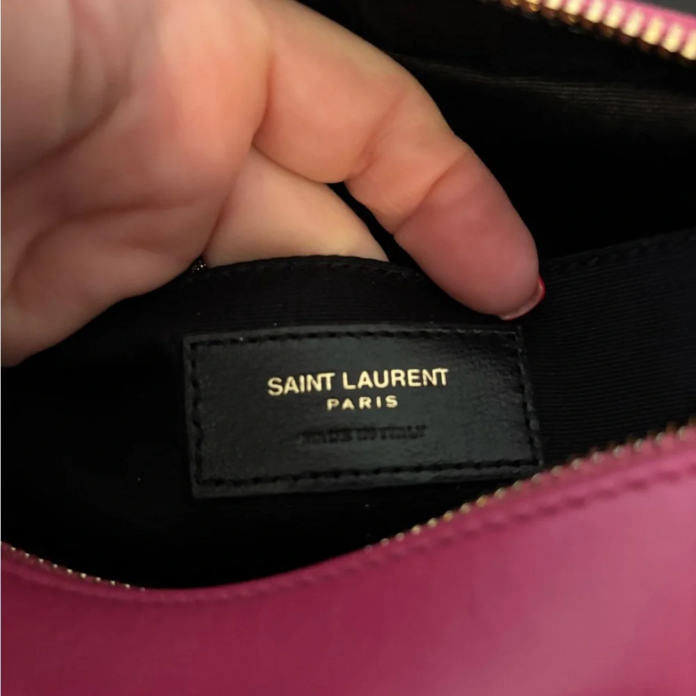 Saint Laurent Fuchsia Crossbody Bag - Picture 7 of 8